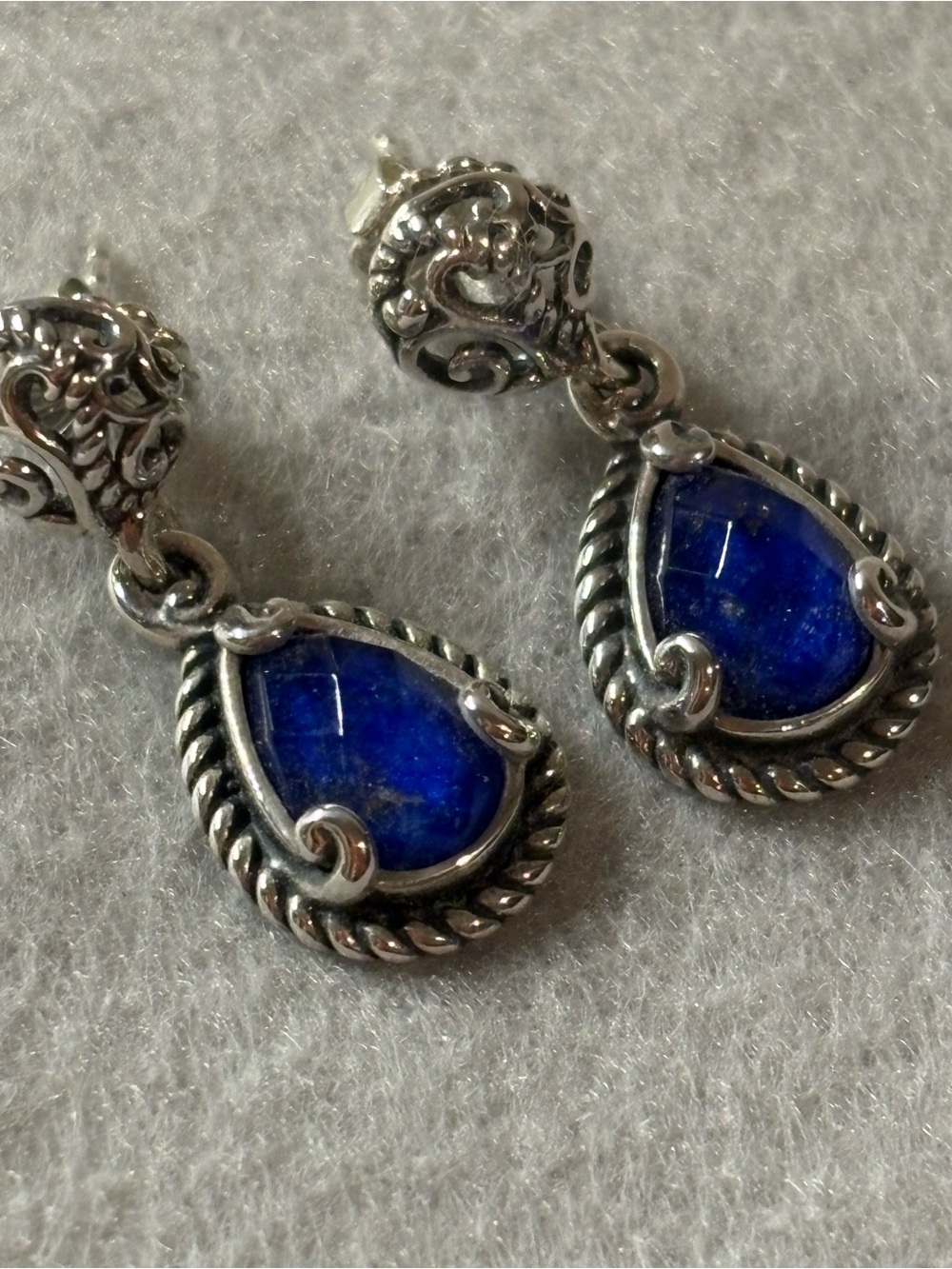 American West Silver Dangle Earrings